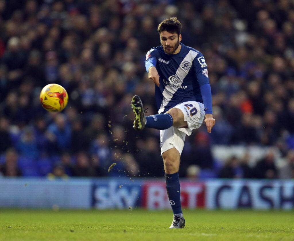 Jon Toral scoring for Blues against Ipswich Town