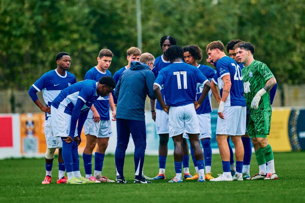 Steve Spooner talks to Birmingham City under-21s