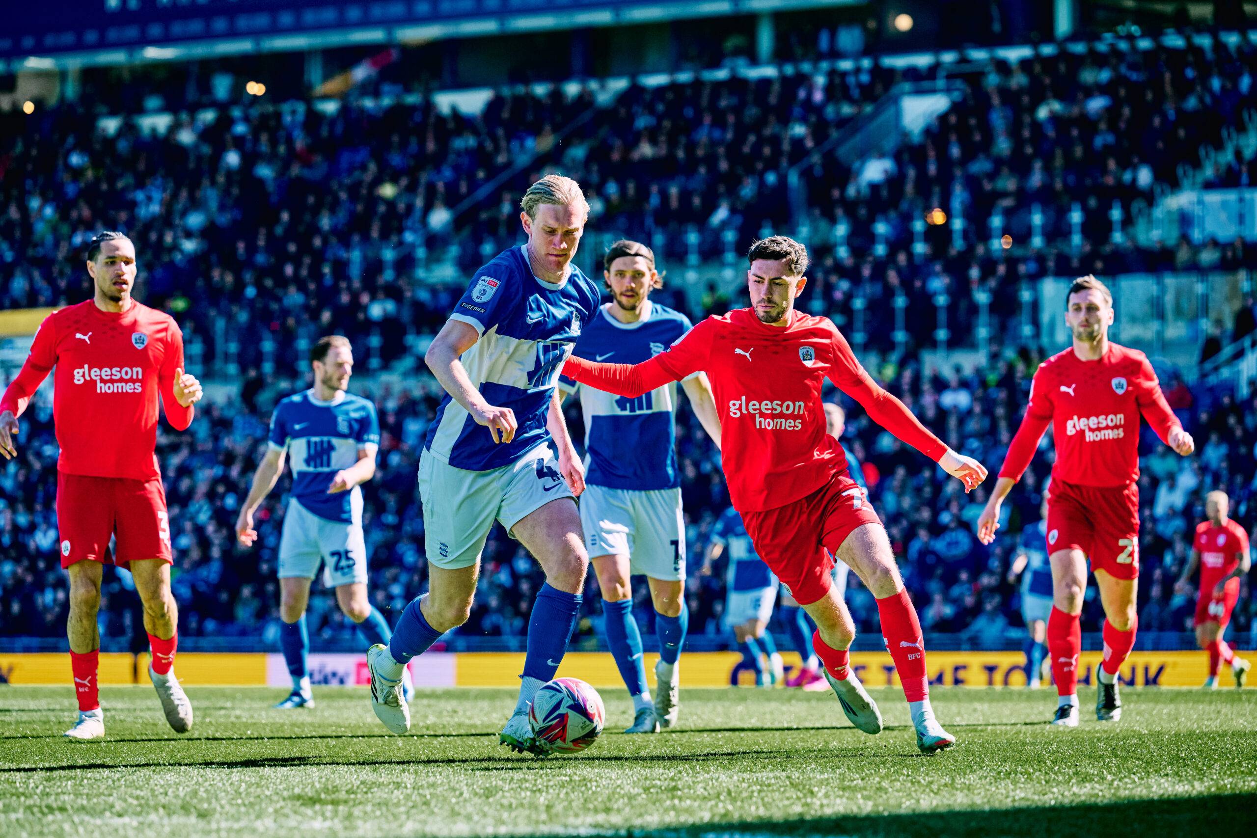 Christoph Klarer in action for Birmingham City
