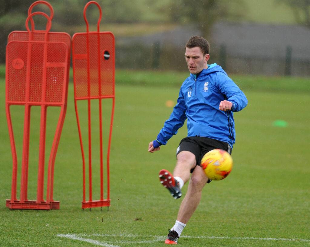 Craig Gardner training with Blues